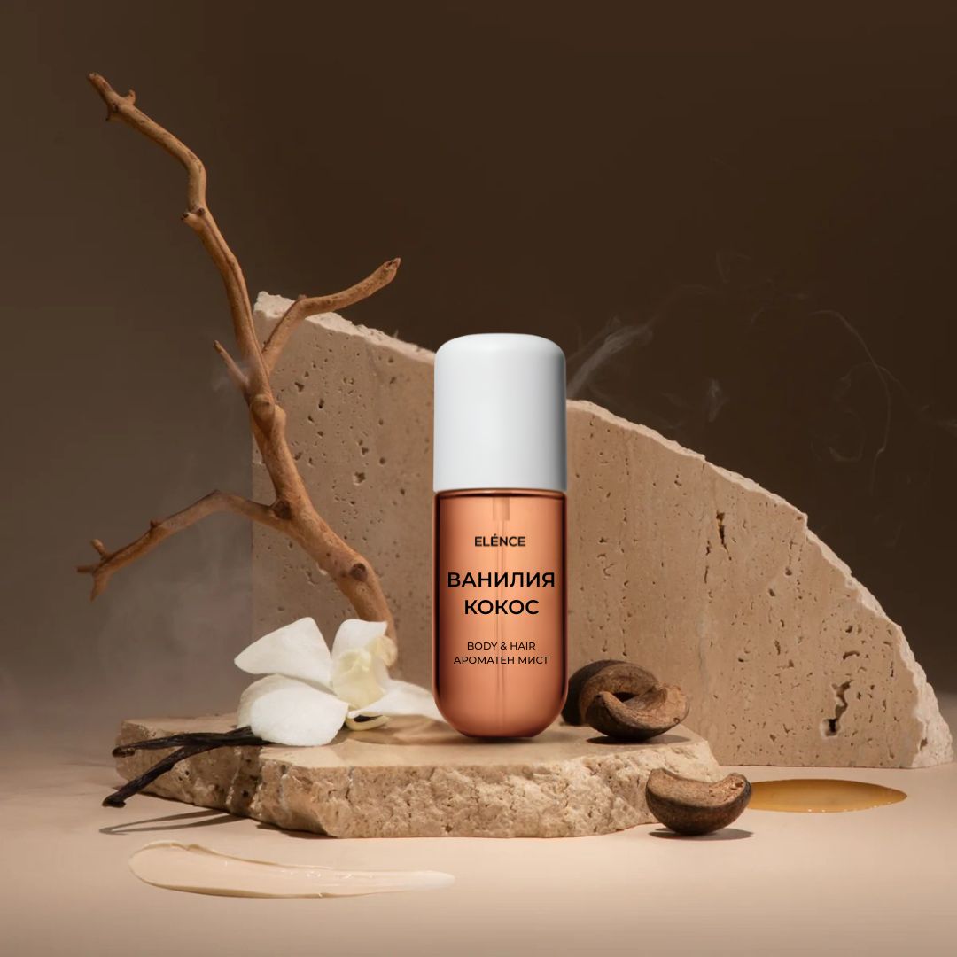 Парфюм за коса Elénce Ванилия & Кокос (50мл.) - Elénce